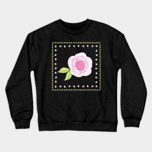 Chiffon Rose Crewneck Sweatshirt